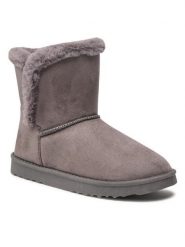 DeeZee Śniegowce WSL19150-17 Szary. Szare śniegowce damskie DeeZee, z materiału. Za 119.99 zł.