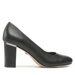 Czółenka Lasocki. Czarne czółenka damskie Lasocki, bez wzorów, bez obcasa. Za 229.99 zł.