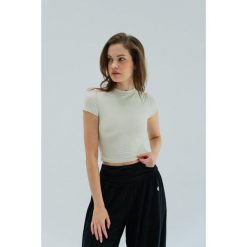 Koszulka do jogi Moonholi Timeless z krótkim rękawem. Niebieskie bluzki sportowe damskie MOONHOLI, s, bez wzorów, bez ramiączek. Za 259.00 zł.