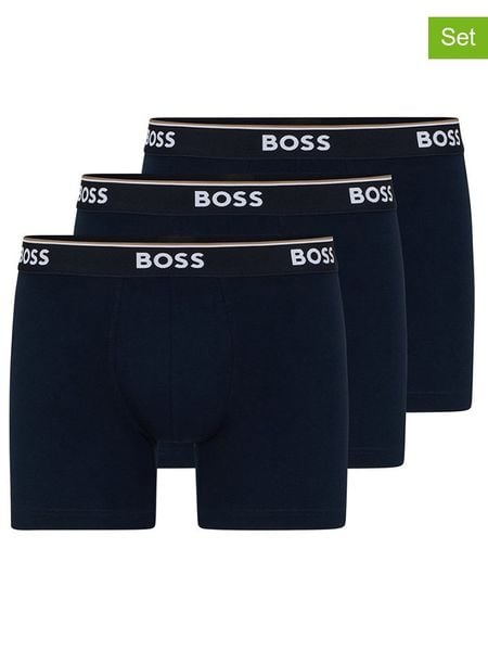 Hugo Boss Underwear Bokserki (3 pary) w kolorze granatowym rozmiar: XXL. Niebieskie bokserki męskie Hugo Boss Underwear, bez wzorów. Za 127.45 zł.
