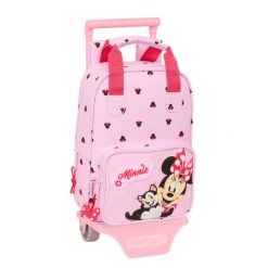 Torba szkolna z kółkami Minnie Mouse Naive Różowy. Czerwone torebki dziecięce MINI MOUSE. Za 135.90 zł.