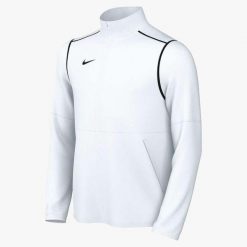 Bluza Treningowa Dry Park 20 Dla Dzieci I Niemowląt. Białe bluzy i bluzki niemowlęce Nike, bez wzorów, z materiału, bez ramiączek, długie, z kapturem. Za 107.99 zł.