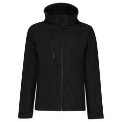 Męska Kurtka Venturer 3warstwowa Soft Shell Z Kapturem. Czarne kurtki męskie Regatta, m, bez wzorów, sportowe, z kapturem. Za 198.99 zł.