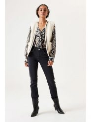 Garcia Dżinsy - Regular fit - w kolorze czarnym rozmiar: W28. Czarne jeansy damskie Garcia. Za 121.80 zł.