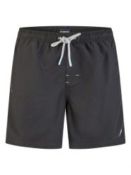 Happy Shorts Szorty kąpielowe w kolorze czarnym rozmiar: M. Czarne szorty sportowe męskie Happy Shorts, m, z materiału, outdoorowe. Za 75.34 zł.