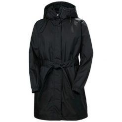 Damska kurtka wodoodporna Helly Hansen Classic Ins Trench. Czarne kurtki damskie Helly Hansen, bez kaptura. Za 809.50 zł.