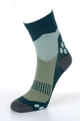 Uniseksowe skarpety outdoorowe Kilpi PRO-U. Zielone skarpetki damskie Kilpi, bez wzorów, z materiału. Za 70.90 zł.