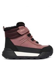 Geox Śniegowce J Trekkyup B Ab J46M7A 0MEMS C8007 S Różowy. Czerwone kozaki dziewczęce Geox, bez wzorów, ze skóry, bez obcasa. Za 269.99 zł.