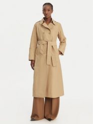 MAX&Co. Płaszcz przejściowy 2618021024200 Beżowy Regular Fit. Brązowe płaszcze damskie MAX&Co., bez wzorów, z bawełny. Za 1,139.00 zł.