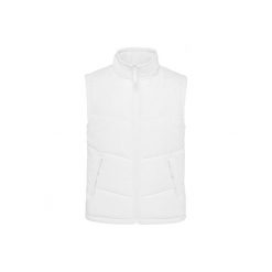 Wyściełana polarem kurtka bez rękawów Kariban Warmer. Białe kurtki męskie KARIBAN, m, bez wzorów, z polaru, eleganckie, bez kaptura. Za 226.50 zł.