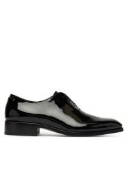 BOSS Półbuty Rill 50553059 Czarny. Czarne buty wizytowe męskie Boss, z lakierowanej skóry, bez zapięcia. Za 2,649.00 zł.
