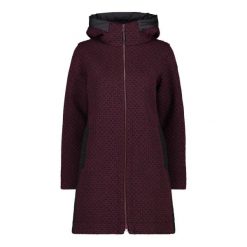 Kurtka z kapturem wooltech damska CMP. Czarne kurtki damskie CMP, na zimę, bez wzorów, z materiału, z kapturem. Za 771.35 zł.