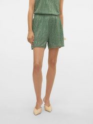 Vero Moda Szorty w kolorze zielonym rozmiar: L. Zielone szorty damskie Vero Moda, bez wzorów. Za 65.85 zł.