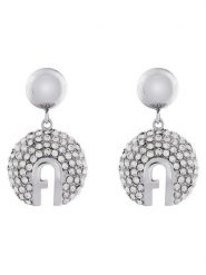 Furla Kolczyki Flow WJ00254 K21000 1969S Srebrny. Szare kolczyki damskie Furla, metalowe. Za 339.99 zł.