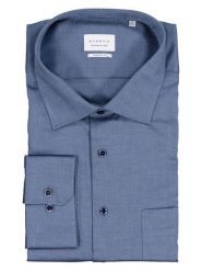 Eterna Koszula - Comfort fit - w kolorze niebieskim rozmiar: 54. Niebieskie koszule męskie Eterna, bez wzorów, z bawełny, bez kołnierzyka, bez ramiączek. Za 95.69 zł.