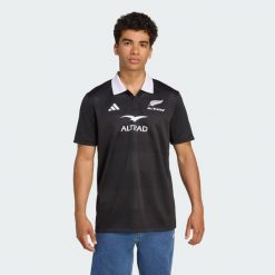 Koszulka All Blacks Supporter Polo. Czarne koszulki polo męskie Adidas, m, bez wzorów, bez ramiączek. Za 299.00 zł.