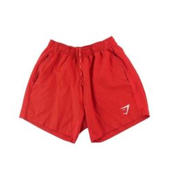 Gymshark spodenki damskie do biegania i treningu. Czerwone spodenki sportowe damskie Gymshark, l, z materiału, do biegania. Za 76.64 zł.