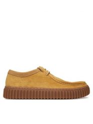 Clarks Półbuty Torhill Low 26180911 Żółty. Żółte półbuty męskie Clarks, ze skóry, bez zapięcia. Za 379.99 zł.