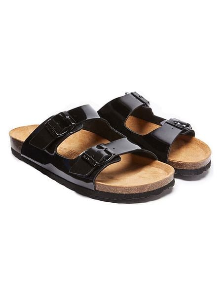 Mandel Klapki "Alberto" w kolorze czarnym rozmiar: 41. Czarne klapki damskie Mandel, bez wzorów, bez obcasa. Za 121.99 zł.