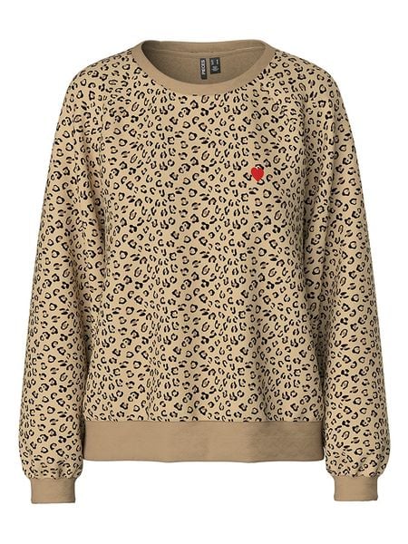 Pieces Bluza w kolorze jasnobrązowym rozmiar: S. Brązowe bluzy bez kaptura damskie Pieces, s. Za 144.24 zł.