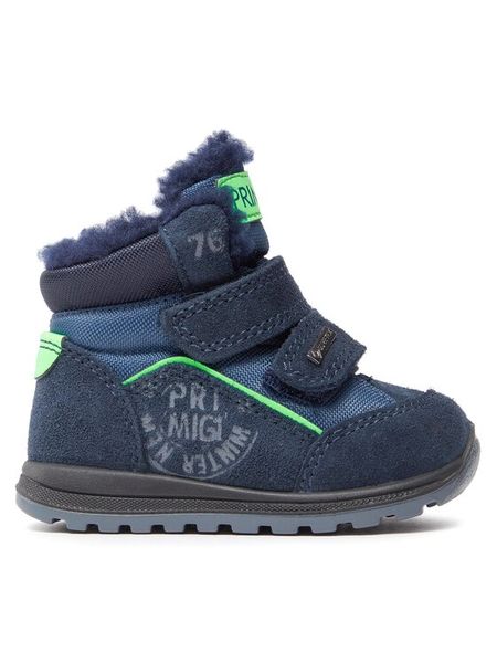 Primigi Kozaki GORE-TEX 6855211 M Granatowy. Niebieskie buty zimowe chłopięce Primigi, z gore-texu, bez zapięcia. Za 219.99 zł.