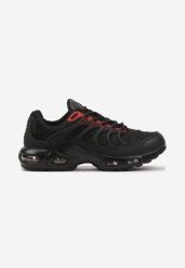 Czarno-Czerwone Buty Sportowe Sneakersy z Geometrycznym Wzorem Fenirila. Czarne buty sportowe na co dzień męskie Born2be, z jeansu, bez zapięcia. Za 99.99 zł.