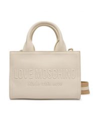 LOVE MOSCHINO Torebka JC4044PP1OLE0110 Écru. Torebki klasyczne damskie Love Moschino, bez wzorów, ze skóry, bez dodatków. Za 879.99 zł.