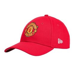 Czapka Z Daszkiem Dla Dorosłych Unisex 9Forty Manchester City FC. Czerwone czapki męskie New Era, bez wzorów, z materiału. Za 210.99 zł.