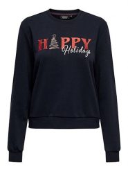 ONLY Bluza w kolorze granatowym rozmiar: S. Niebieskie bluzy bez kaptura damskie Only, s. Za 79.03 zł.