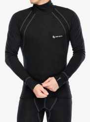 Bluza termoaktywna Sensor Double Face Turtleneck Tee LS. Czarne bluzy bez kaptura męskie Sensor, s, z dzianiny. Za 152.79 zł.