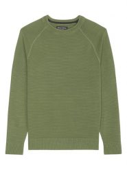Marc O´Polo Sweter w kolorze zielonym rozmiar: XL. Zielone swetry męskie xl, bez wzorów, z bawełny, bez kołnierzyka. Za 215.21 zł.
