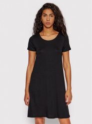 ONLY Sukienka letnia Bera 15131237 Czarny Regular Fit. Czarne sukienki damskie Only, na lato, xl, bez wzorów, z wiskozy, bez kołnierzyka, bez ramiączek. Za 79.99 zł.