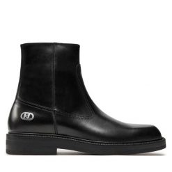Kozaki KARL LAGERFELD. Czarne buty zimowe męskie Karl Lagerfeld, bez zapięcia. Za 1,449.00 zł.