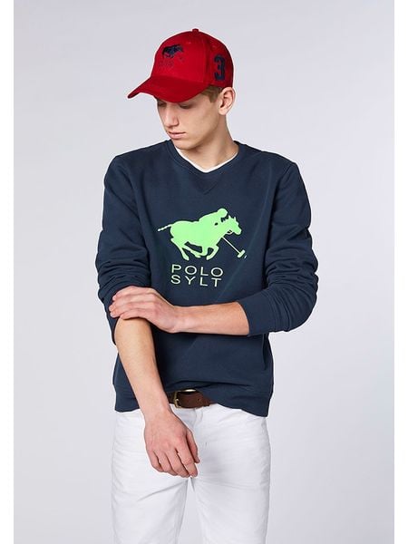 Polo Sylt Bluza w kolorze granatowym rozmiar: XXL. Niebieskie bluzy bez kaptura męskie Polo Sylt, xxl, z bawełny. Za 47.82 zł.