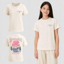 KOSZULKA DZIEWCZĘCA 4F T-SHIRT SPORTOWY BAWEŁNIANY. Czerwone koszulki dziewczęce 4f, bez wzorów, z bawełny, bez ramiączek. Za 49.99 zł.