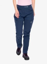 Spodnie wspinaczkowe damskie La Sportiva Machina Tech Pants. Niebieskie spodnie materiałowe damskie La Sportiva, bez wzorów, z materiału. Za 690.79 zł.