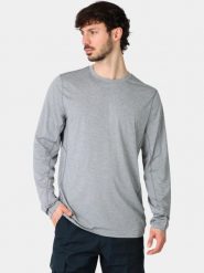 T-shirt Męski Fjallraven Abisko Day Hike LS M. Czarne koszulki męskie z długim rękawem Fjällräven, l, bez wzorów, z materiału, bez kołnierzyka. Za 369.00 zł.