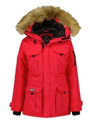 Canadian Peak Parka w kolorze czerwonym rozmiar: L. Czerwone parki damskie Canadian Peak, l, bez wzorów. Za 281.10 zł.