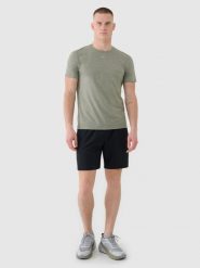 4F Spodenki treningowe szybkoschnące męskie - czarne 3XL. Czarne szorty sportowe męskie 4f, l, z dzianiny, na fitness i siłownię. Za 99.99 zł.