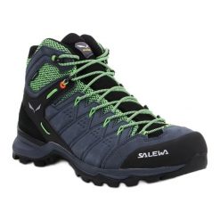 Buty Salewa Ms Alp Mate Mid Wp W 61384-3862 niebieskie. Niebieskie buty trekkingowe męskie z gumy, za kostkę, bez zapięcia. Za 962.61 zł.