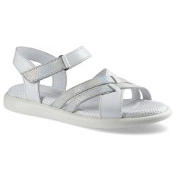 Białe Sandały Ravini Damskie Wygodne Buty Na Lato. Białe sandały damskie Ravini, bez wzorów, bez obcasa. Za 135.00 zł.