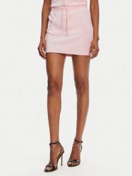 Juicy Couture Spódnica dresowa Heritage JCGGS125022G Różowy Slim Fit. Czerwone spódniczki damskie Juicy Couture, xs, bez wzorów, z bawełny, mini. Za 209.99 zł.