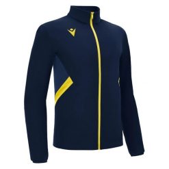 Bluza z pełnym zamkiem błyskawicznym Macron Raijin. Niebieskie bluzy sportowe damskie Macron, l, bez wzorów, z gumy, bez ramiączek, długie, bez kaptura. Za 266.00 zł.