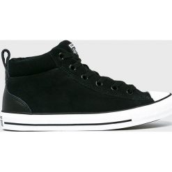 Converse - Trampki. Czarne trampki i tenisówki męskie Converse, bez wzorów, z materiału, bez zapięcia. W wyprzedaży za 239.90 zł.