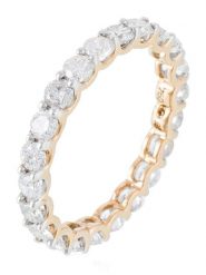 Maison héritage PARIS Złoty pierścionek "Mon tour complet" z diamentami rozmiar: 52. Żółte pierścionki damskie maison héritage PARIS, z diamentem, złote. Za 10,831.99 zł.