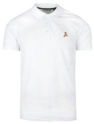 Klasyczna Męska Koszulka POLO - Brave Soul - Biała. Białe koszulki polo męskie Brave Soul, na lato, m, bez wzorów, z bawełny, bez ramiączek. Za 59.00 zł.