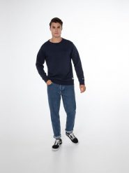 Bluza męska Protest NXGBAYRN sweatshirt. Niebieskie bluzy bez kaptura męskie Protest, m, z dzianiny. Za 179.99 zł.