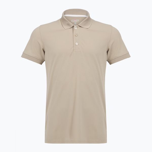 Koszulka polo męska CMP 3T60077 Polo. Brązowe koszulki polo męskie CMP, m, bez wzorów, ze skóry, bez ramiączek. Za 83.99 zł.