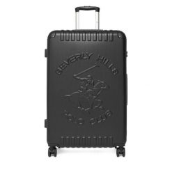 Walizka duża Beverly Hills Polo Club. Czarne walizki Beverly Hills Polo Club, bez wzorów, duże. Za 399.99 zł.