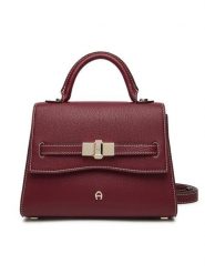 Aigner Torebka Farah S 133071 Bordowy. Czerwone torebki klasyczne damskie Aigner, bez wzorów, ze skóry, bez dodatków. Za 2,759.00 zł.